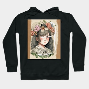 Ripped Portrait Collage Hoodie